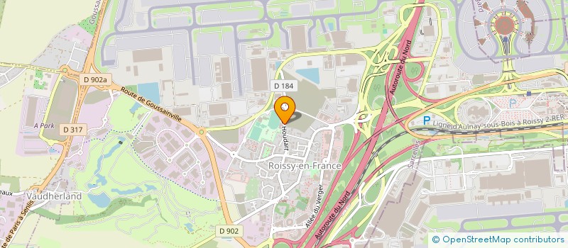 localisation de l'entreprise ROISSY-EN-FRANCE HANDBALL  ROISSY-EN-FRANCE