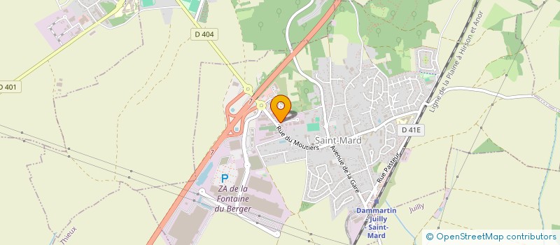 localisation de l'entreprise ROISSY EST HOTEL MANAGEMENT  SAINT-MARD