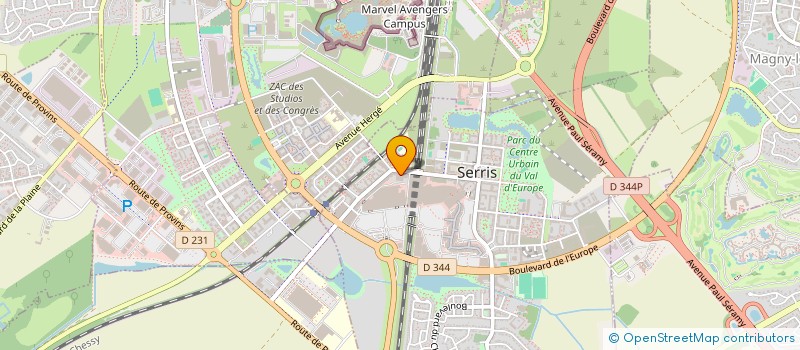 localisation de l'entreprise ROISSY LAVOISIER  SERRIS