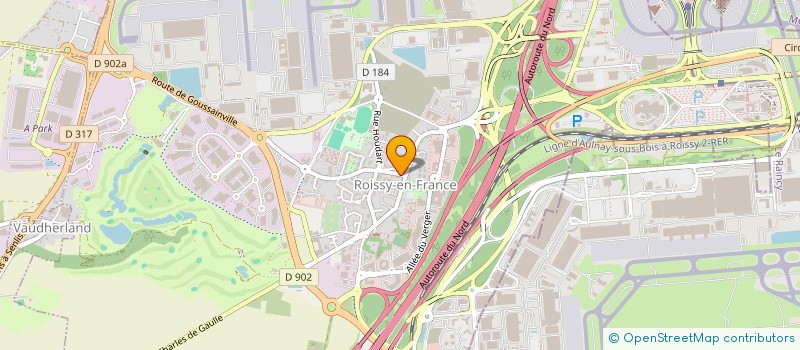 localisation de l'entreprise ROISSY PARK PRIVILEGE SERVICES  ROISSY-EN-FRANCE