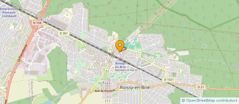 localisation de l'entreprise ROISSY THINKMEDICAL  ROISSY-EN-BRIE