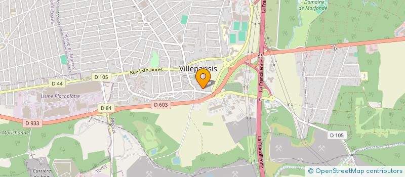 localisation de l'entreprise ROISSY TRANSPORTS EXPRESS à VILLEPARISIS