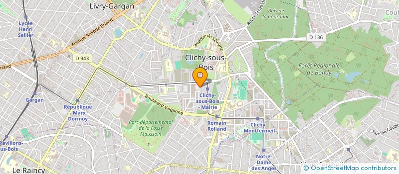 localisation de l'entreprise ROISSYDRIVE à CLICHY-SOUS-BOIS