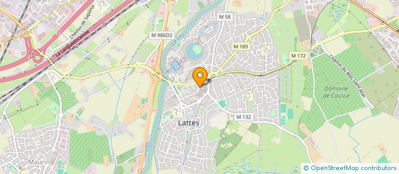 localisation de l'entreprise ROITELET J.R à LATTES