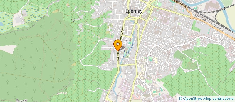 localisation de l'entreprise ROJ  EPERNAY