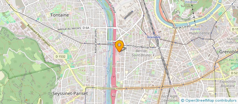 localisation de l'entreprise ROJ-63  GRENOBLE