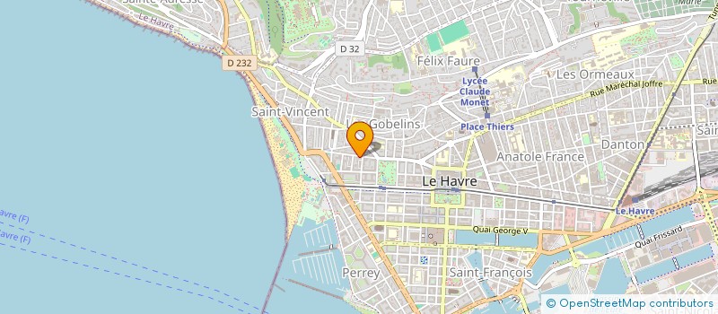 localisation de l'entreprise ROJ  LE HAVRE