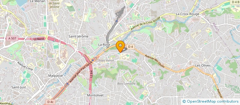 localisation de l'entreprise ROJ à MARSEILLE