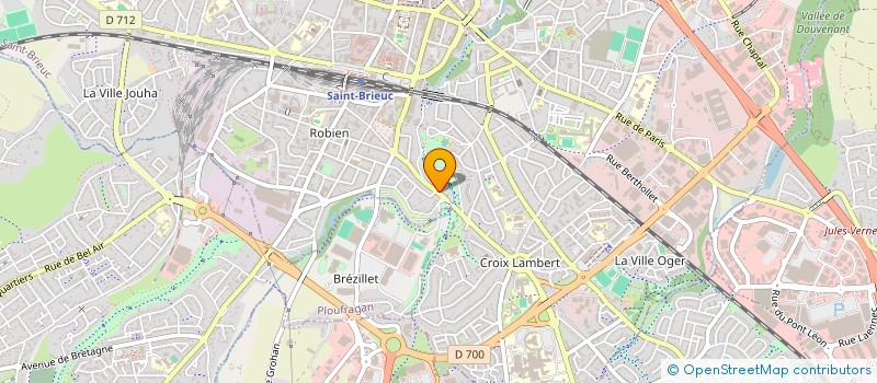 localisation de l'entreprise ROJ  SAINT-BRIEUC