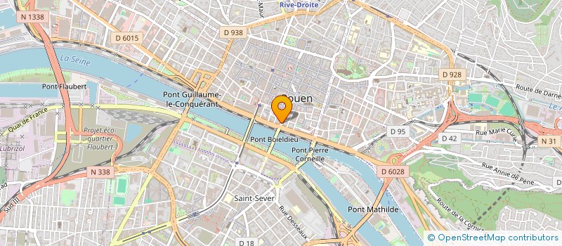 localisation de l'entreprise ROJ à ROUEN