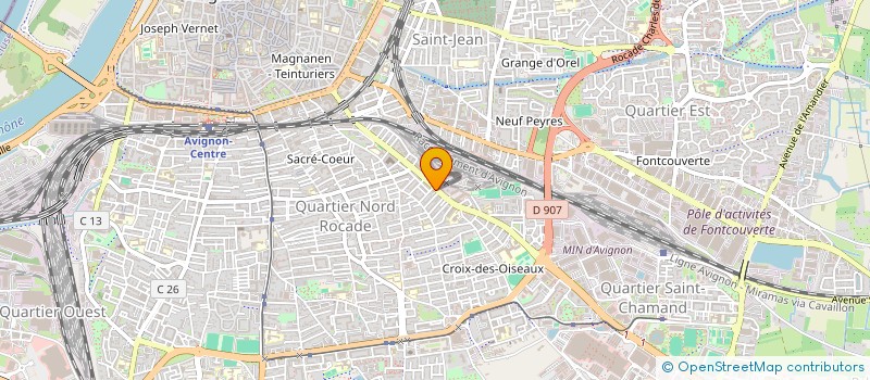 localisation de l'entreprise ROJ CONCEPT  AVIGNON