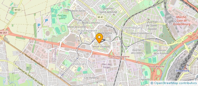 localisation de l'entreprise ROJ SOLAR à STRASBOURG