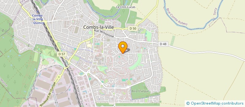 localisation de l'entreprise ROJ TBG à COMBS-LA-VILLE