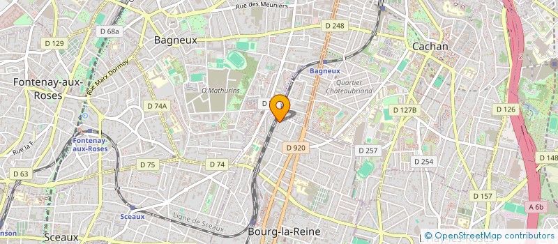 localisation de l'entreprise ROJA à BOURG-LA-REINE