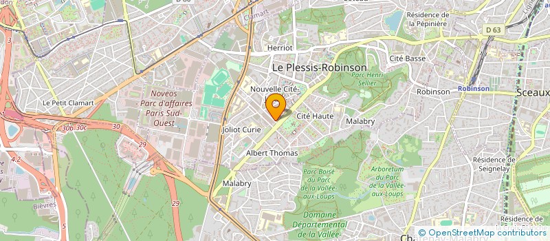 localisation de l'entreprise ROJA  LE PLESSIS-ROBINSON