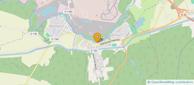 localisation de l'entreprise ROJAH à VALCOURT