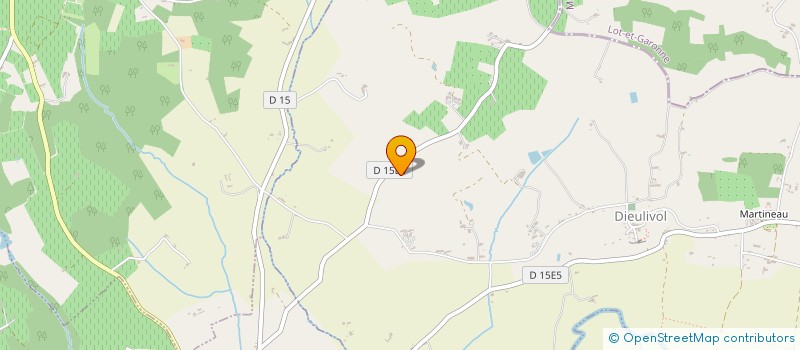 localisation de l'entreprise ROJAME I  DIEULIVOL