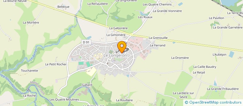 localisation de l'entreprise ROJAN à SEVREMOINE