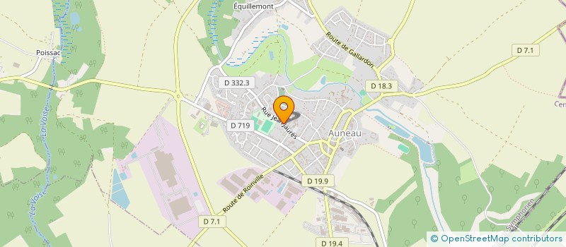 localisation de l'entreprise ROJAS COMPAGNY à AUNEAU-BLEURY-SAINT-SYMPHORIEN