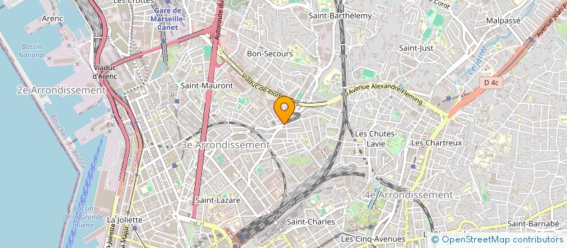 localisation de l'entreprise ROJAVA à MARSEILLE