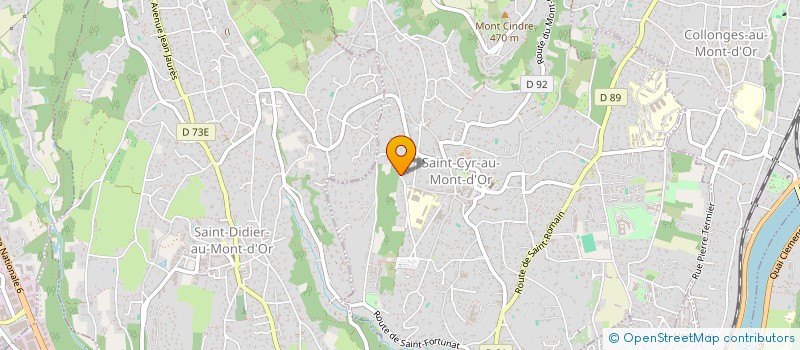 localisation de l'entreprise ROJE  SAINT-CYR-AU-MONT-D'OR