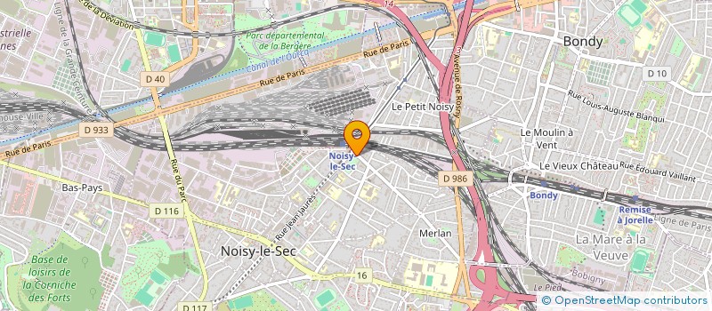 localisation de l'entreprise ROJIN à NOISY-LE-SEC