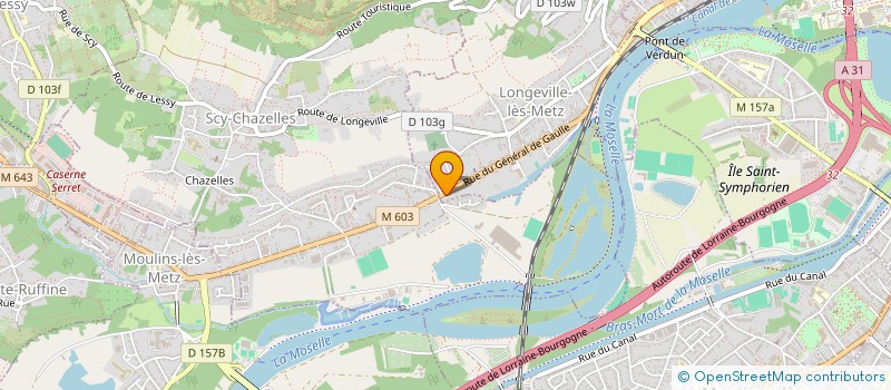 localisation de l'entreprise ROJIN KEBAB SARL à LONGEVILLE-LES-METZ