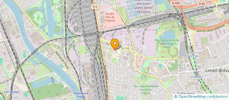 localisation de l'entreprise ROJIR  VILLENEUVE-SAINT-GEORGES