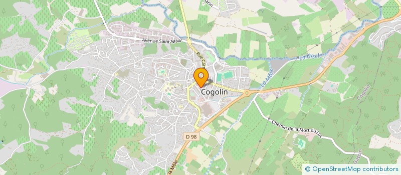 localisation de l'entreprise ROJO à COGOLIN