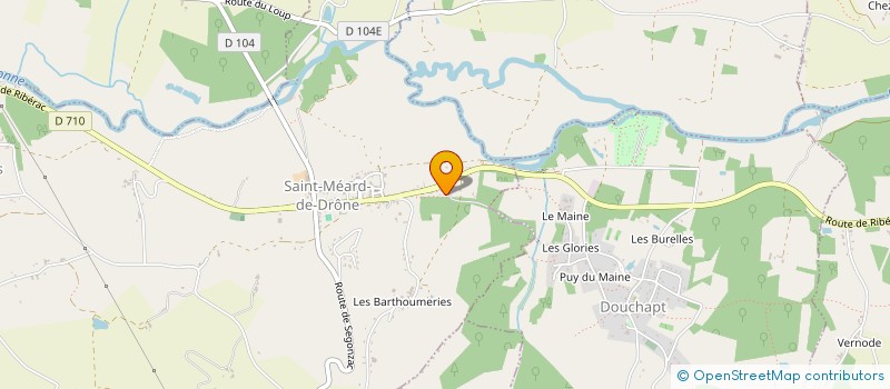 localisation de l'entreprise ROJO  SIORAC-DE-RIBERAC