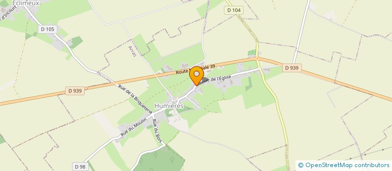 localisation de l'entreprise ROJO  HUMIERES