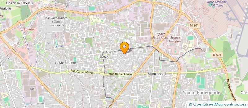 localisation de l'entreprise ROJO FAMILLE  TOURS