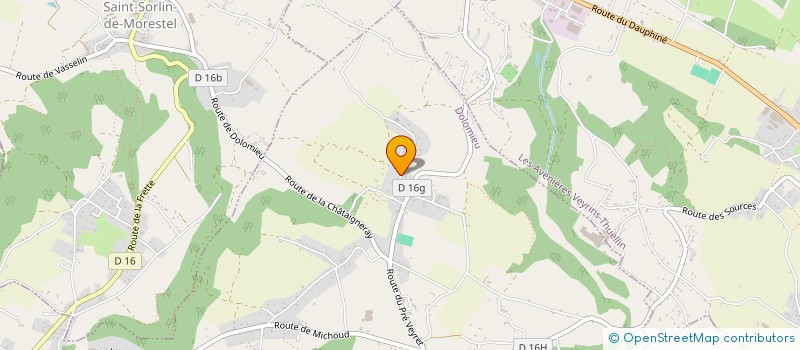 localisation de l'entreprise ROJON  DOLOMIEU