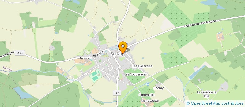 localisation de l'entreprise ROJOSPDC  SONZAY