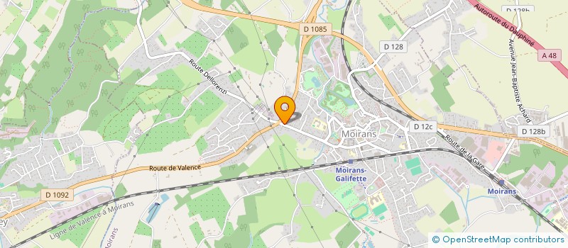 localisation de l'entreprise ROJULEDI  MOIRANS