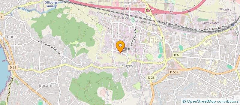 localisation de l'entreprise ROJUREC à SIX-FOURS-LES-PLAGES