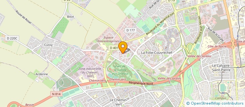 localisation de l'entreprise ROK à CAEN