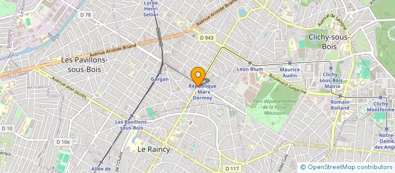 localisation de l'entreprise ROK SARL  LIVRY-GARGAN