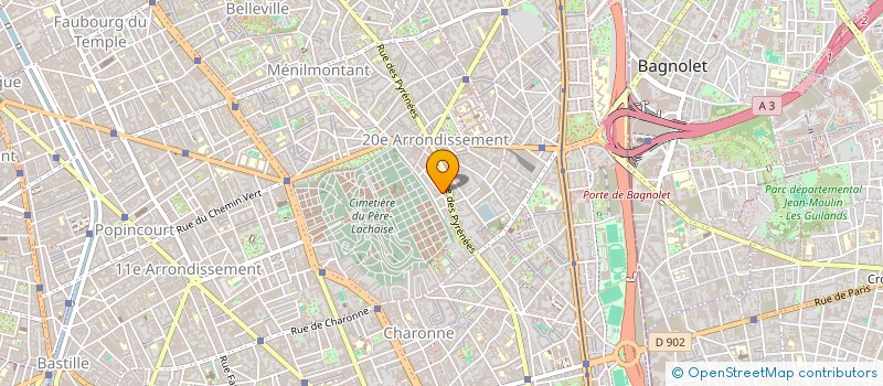 localisation de l'entreprise ROKA  PARIS