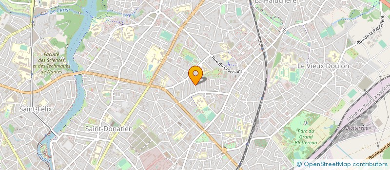 localisation de l'entreprise ROKA COMMUNIC DIFFUSION MULTI SERVICES à NANTES