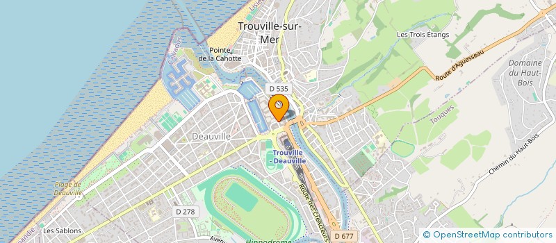 localisation de l'entreprise ROKADEUX SCI à DEAUVILLE