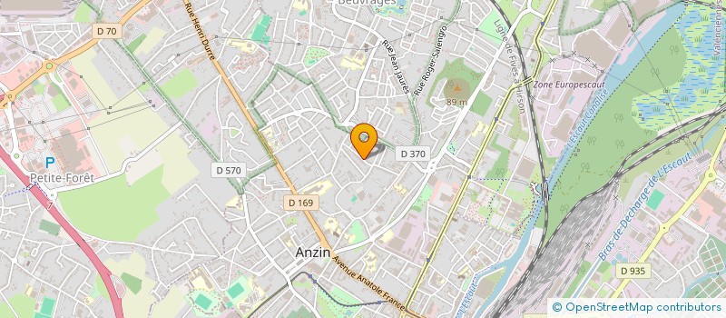 localisation de l'entreprise ROKAZ  ANZIN