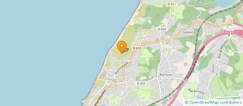 localisation de l'entreprise ROKE à BIDART