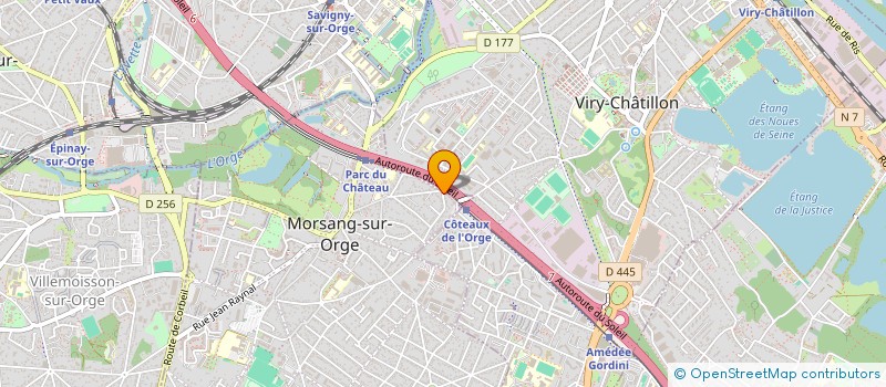 localisation de l'entreprise ROKE à MORSANG-SUR-ORGE