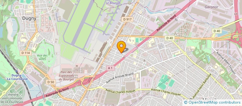 localisation de l'entreprise ROKET INVEST à LE BLANC-MESNIL