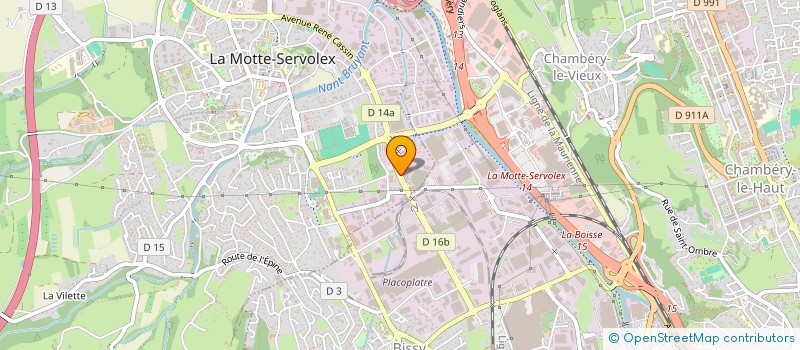 localisation de l'entreprise ROKETT à LA MOTTE-SERVOLEX