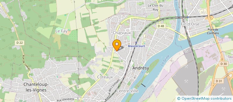 localisation de l'entreprise ROKEVA  ANDRESY