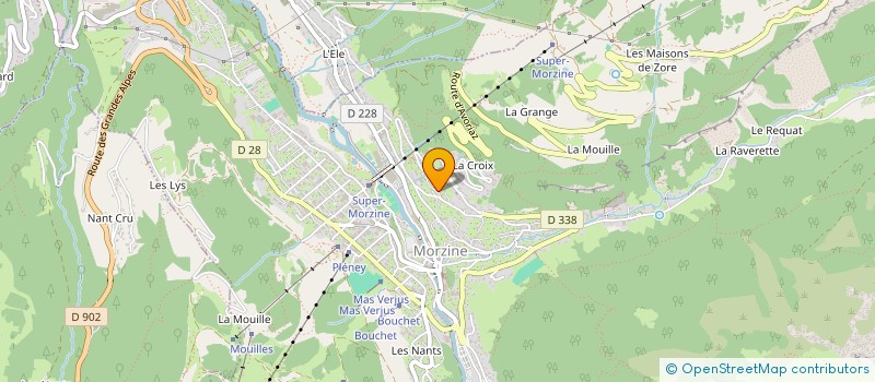 localisation de l'entreprise ROKH à MORZINE