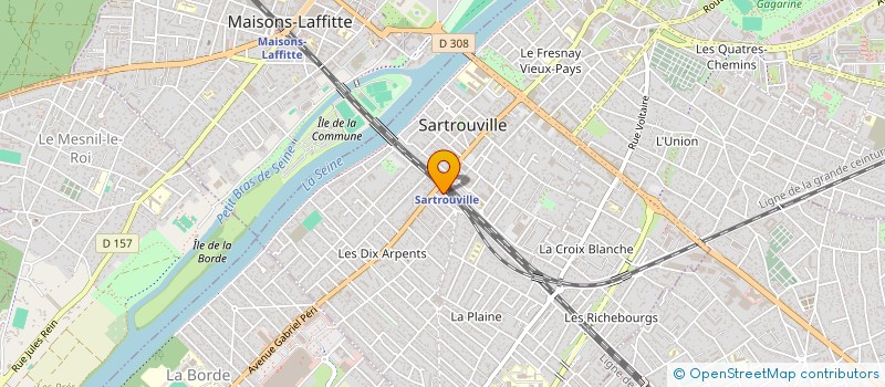 localisation de l'entreprise ROKI BAT à SARTROUVILLE