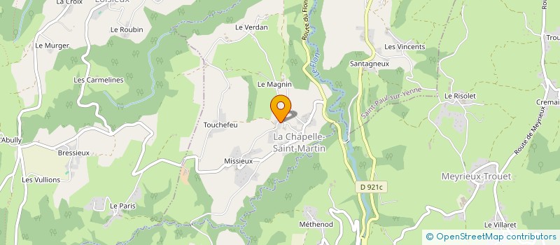 localisation de l'entreprise ROKK  LA CHAPELLE-SAINT-MARTIN